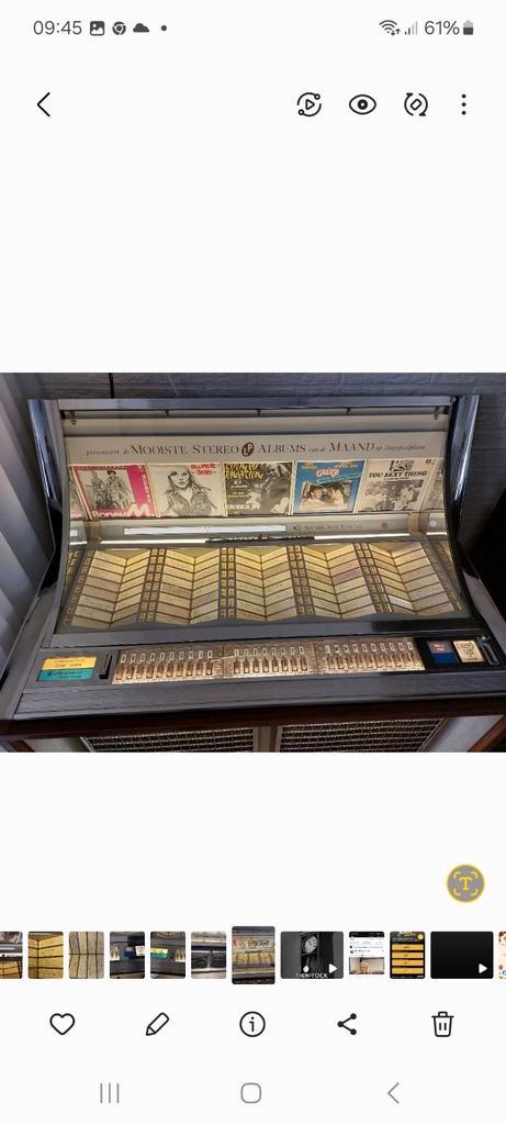 Seeburg Jukebox - Klassieker!, Verzamelen, Automaten | Jukeboxen, Gebruikt, Seeburg, 1960 tot 1970, Met singles, Ophalen