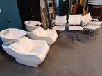 Witte kapper stoelen en wasstoelen, Huis en Inrichting, Stoelen, Ophalen