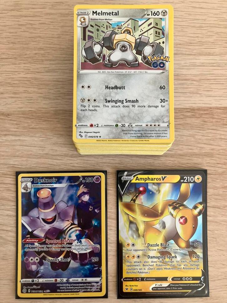 Set van 100 verschillende originele Pokemon kaarten, Hobby en Vrije tijd, Verzamelkaartspellen | Pokémon, Zo goed als nieuw, Meerdere kaarten