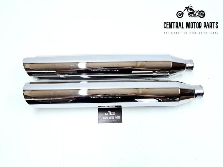 Slip ons Softail 2007-2017 chroom CVO, Motoren, Onderdelen | Harley-Davidson, Gebruikt, Ophalen of Verzenden