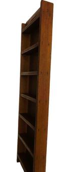 Letterbak hout vintage wandrek bruin - miniaturen - beeldjes, Ophalen of Verzenden