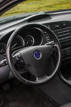 SAAB 9-3 1.8 Estate 2006 Zwart 133.000KM + 1 JAAR APK, Auto's, Saab, Zwart, 4 cilinders, 1796 cc, Origineel Nederlands