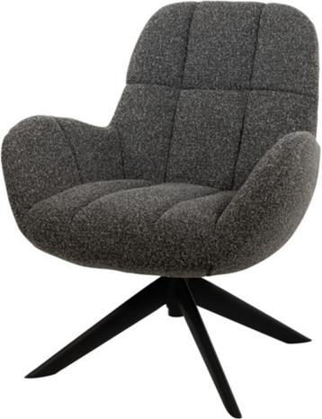 Draaifauteuil Elvis Else Antraciet beschikbaar voor biedingen