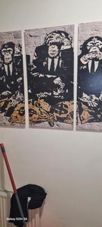 3 Luiks schilderij aap, Antiek en Kunst, Ophalen of Verzenden