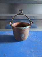 Antiek koperen emmer, Ophalen of Verzenden
