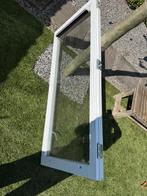 Raam wit met dubbelglas en driepuntssluiting 166,5x74,5 cm, Ophalen, Gevelraam of Ruit, Gebruikt, Minder dan 80 cm