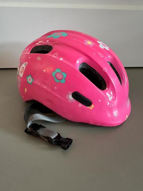 Abus fietshelm meisje 50-55 cm, Smiley 2.0 - Pink Butterfly, Fietsen en Brommers, Fietsaccessoires | Fietshelmen, Meisje, M, Ophalen of Verzenden