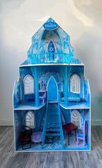 Disney Frozen IJskasteel Poppenhuis - XL hout (122cm hoog), Kinderen en Baby's, Ophalen, Zo goed als nieuw, Poppenhuis