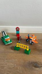 Duplo cars vliegtuig en takel, Ophalen of Verzenden, Zo goed als nieuw