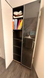 2x Ikea Billy kast met glazen deur, Huis en Inrichting, Kasten | Kledingkasten, Ophalen, Gebruikt, 200 cm of meer, 50 tot 100 cm