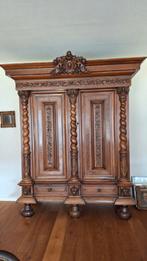 Antieke Notenhouten Kast, Antiek en Kunst, Ophalen