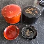 Vintage Japanse Lakwerk Dozen & Schotels, Ophalen of Verzenden