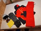 Spider ski pak incl leder handschoen, helm en skibril., 100 tot 140 cm, Zo goed als nieuw, Kleding, Ophalen