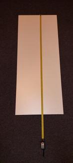 Witte MDF plaat 150 x 0.40 cm, Ophalen, Zo goed als nieuw, Overige materialen