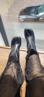 Black tabi boots / tabi laarzen, Kleding | Dames, Schoenen, Zwart, Ophalen of Verzenden, Zo goed als nieuw, Lage of Enkellaarzen