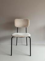Rib eetkamer stoel, Huis en Inrichting, Stoelen, Ophalen, Zwart, Zo goed als nieuw, Metaal