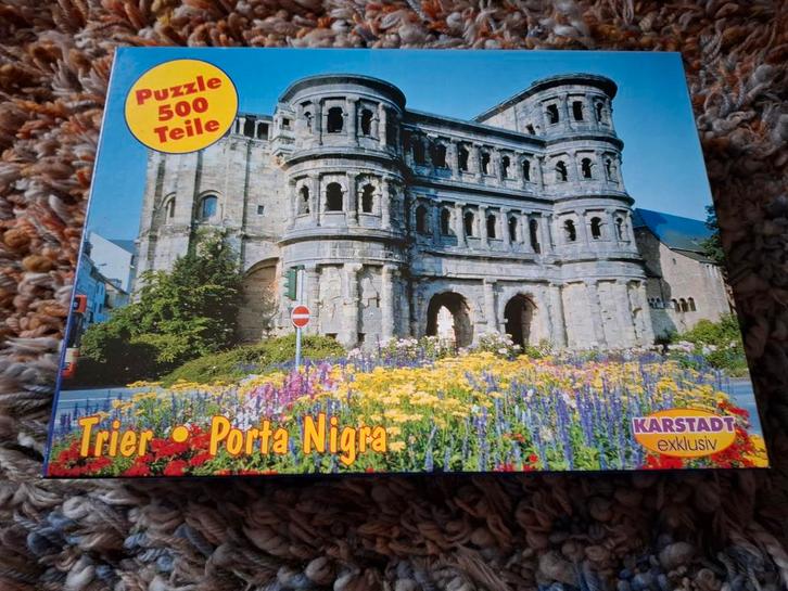 Legpuzzel Trier Porta Nigra - 500 stukjes, Hobby en Vrije tijd, Denksport en Puzzels, 500 t/m 1500 stukjes, Ophalen of Verzenden