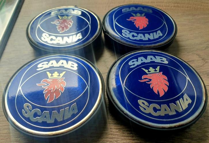 ORIGINELE SAAB SCANIA NAAFDOPPEN 63mm (PA66-M30), Auto diversen, Wieldoppen, Gebruikt, Ophalen of Verzenden