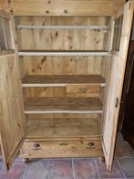 Antieke Grenen Kast met Lade en Planken., Ophalen