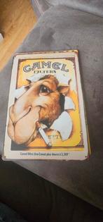 Vintage Camel Filters Reclamebord Metaal, Verzamelen, Merken en Reclamevoorwerpen, Verzenden, Gebruikt, Reclamebord