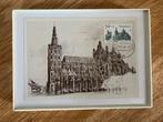 Oude ansichtkaart plus postzegel Sint Jan Den Bosch, Antiek en Kunst, Ophalen of Verzenden