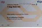 Ns trein kart of coupon, Eén persoon, Trein, Algemeen kaartje