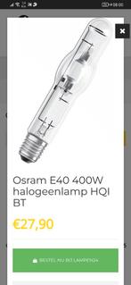 Halogeenlamp hqibt osram e40 400w, Huis en Inrichting, Lampen | Losse lampen, Ophalen of Verzenden, Zo goed als nieuw, E27 (groot)