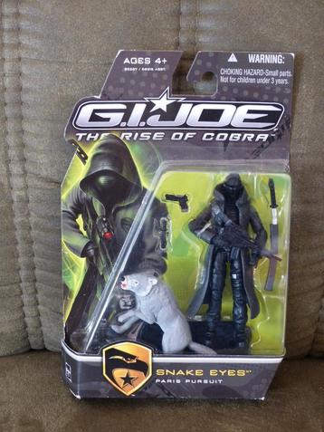 GI Joe Rise of Cobra SNAKE EYES & Timber Paris Pursuit beschikbaar voor biedingen