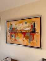 Nicole schaap schilderij - netjes - 1943 -blue moon mixmedia, Ophalen of Verzenden