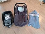 Maxi cosi Pebble + Base + Voetenzak, Ophalen, Gebruikt, 0 t/m 13 kg, Maxi-Cosi