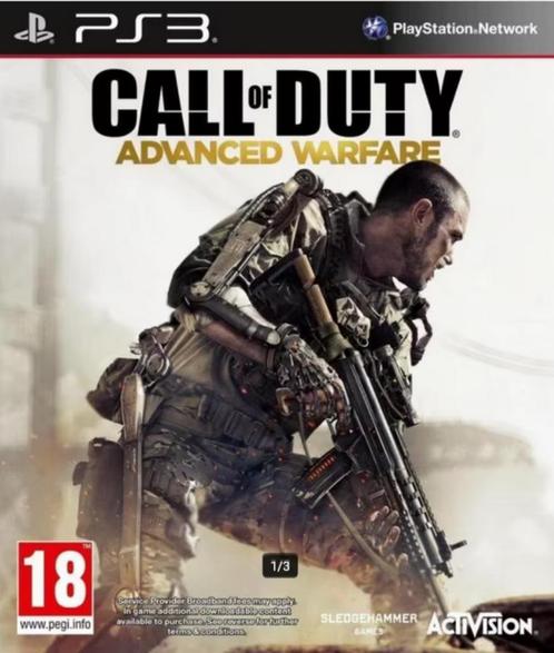 ps3 game call of duty advanced warfare nette staat garantie, Spelcomputers en Games, Games | Sony PlayStation 3, Zo goed als nieuw