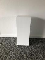MAATWERK; WITTE ZUIL SOKKEL PILAAR KOLOM CONSOLE 50X20X20CM, Huis en Inrichting, Woonaccessoires | Zuilen en Pilaren, Ophalen of Verzenden