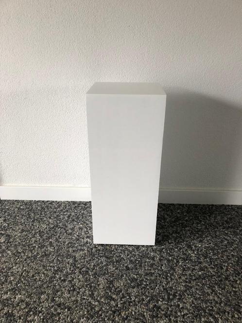 MAATWERK; WITTE ZUIL SOKKEL PILAAR KOLOM CONSOLE 50X20X20CM, Huis en Inrichting, Woonaccessoires | Zuilen en Pilaren, Nieuw, Ophalen of Verzenden