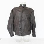 Mooie Leren Vintage Heren Jas286* (Maat 52) € 70,-, Maat 52/54 (L), Bruin, Vintage, Ophalen of Verzenden