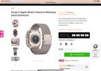 Milaneseband voor Apple watch Ultra, Ophalen of Verzenden, Zo goed als nieuw, Grijs, IOS