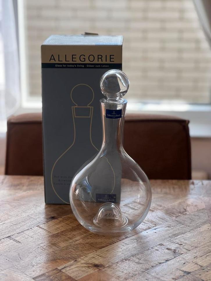 Villeroy & Boch - Allegorie - wijnkaraf, Verzamelen, Glas en Borrelglaasjes, Zo goed als nieuw, Overige typen, Ophalen of Verzenden