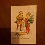 ansichtkaart Gelukkig Nieuwjaar (poststempel Kesteren 1927), Verzamelen, Ophalen of Verzenden, 1920 tot 1940, Feest(dag)