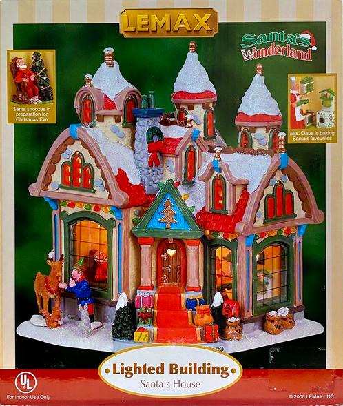 Lemax Santa’s House (65356), Diversen, Kerst, Verzenden