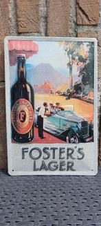 Reclamebord Foster's Lager (bier), Verzamelen, Ophalen of Verzenden, Nieuw, Reclamebord, Plaat of Schild, Overige merken
