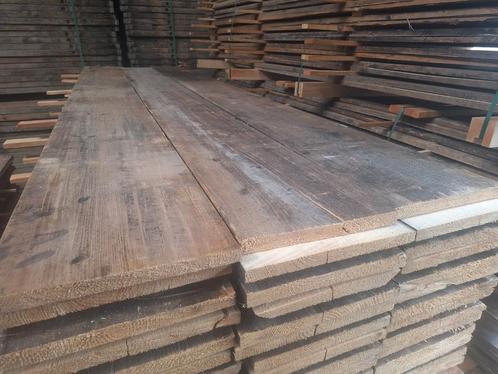 Mooie grote  partij brede  sloophout  planken, Doe-het-zelf en Verbouw, Hout en Planken, Gebruikt, Plank, Minder dan 25 mm, Ophalen