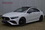 Mercedes-Benz A-klasse 180 AMG Limo Night Edition1 AUT7 2023, 136 pk, Gebruikt, Wit, Bedrijf