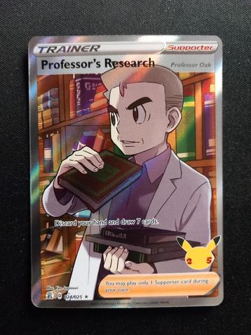 Professor's Research 024/025 Celebrations Full Art NM beschikbaar voor biedingen