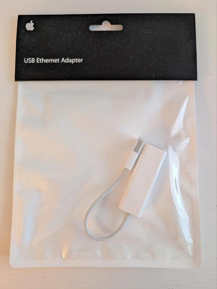 Apple USB-A naar Ethernet Adapter (A1277) - Nieuw, Computers en Software, Netwerkkaarten, Ophalen of Verzenden