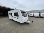 Swift Challenger 480 XXl Badkamer enkele bedde, Caravans en Kamperen, Caravans, Standaardzit, Tot en met 2, Ringverwarming, Bedrijf