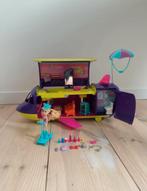 Polly Pocket Adventure Jet - W1771 - speelgoed set compleet, Kinderen en Baby's, Speelgoed | Overig, Ophalen of Verzenden, Gebruikt