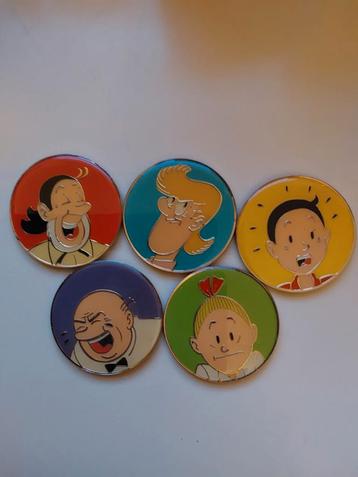 Suske en Wiske magneet Buttons - Set van 5 beschikbaar voor biedingen