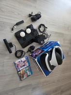 PlayStation VR 1 Complete Set + 2 Games (voor PS4 en/of PS5), Spelcomputers en Games, Virtual Reality, Ophalen, Gebruikt, Sony PlayStation