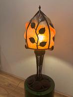 Art Nouveau Tiffany Stijl Lamp met Glaspasta Kap, Antiek en Kunst, Ophalen