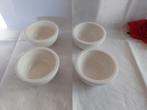 Villeroy & Boch | set van 4 porseleinen bakjes / kommetjes, Verzenden, Zo goed als nieuw, Kom(men), Effen