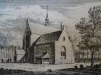 gravure Kerk te Arkel, door Rademaker 1675-1735, Verzenden